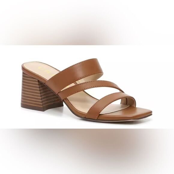 Unisa | 9.5 M Unmiriam5 Brown Block Heel Strappy Heels - Picture 8 of 8